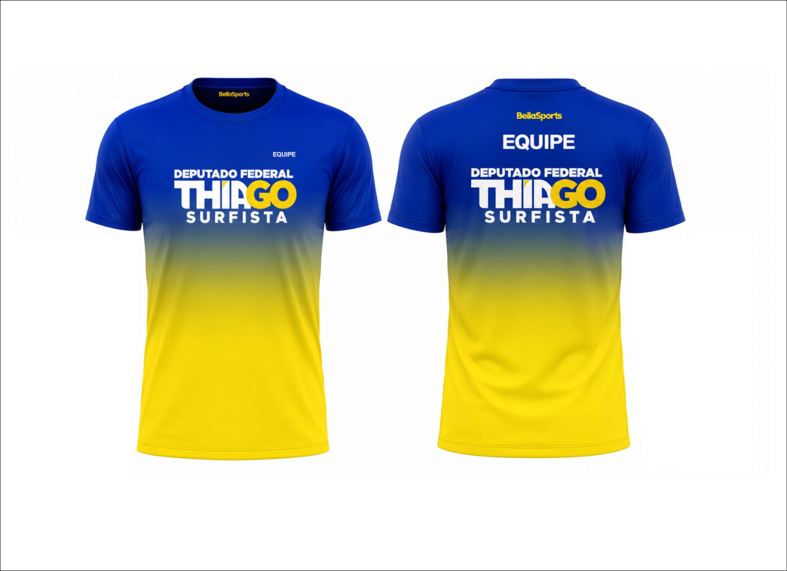 Camiseta da equipe Thiago Surfista